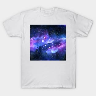 Galaxy Capricorn Star Sign T-Shirt